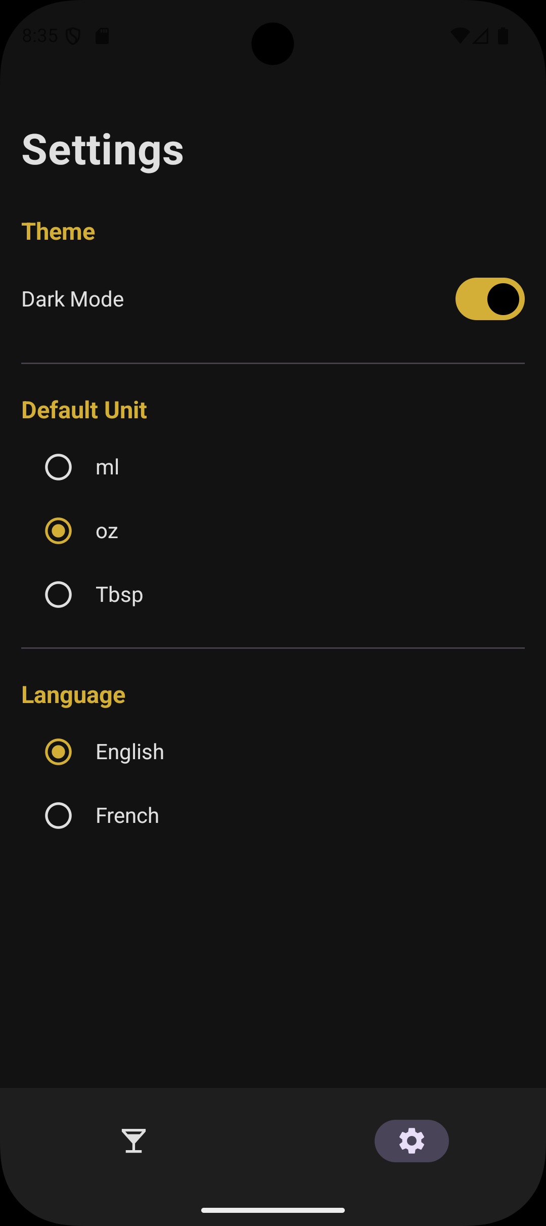 App Settings Configuration